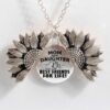 Sunflower Double-layer Lettering Necklace - Image 7