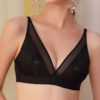 French Triangle Cup Bra Sexy Lace Ultra thin Bra - Image 2