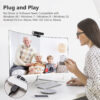 Z-EDGE ZW511 Full HD 1080P Auto Focus Webcam For PC, Desktop And Laptop - Image 3