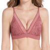 French Triangle Cup Bra Sexy Lace Ultra thin Bra - Image 3