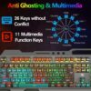 K618 Wired Gaming Keyboard And Mouse Set RGB Backlit For PC Laptop PS4 Xbox One - Image 3