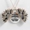 Sunflower Double-layer Lettering Necklace - Image 10