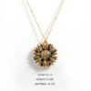 Sunflower Double-layer Lettering Necklace - Image 2