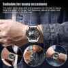 Men's Watch Relojes De Hombre Stainless Steel Quartz Luminous Classic Watches - Image 8