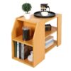 3 Tier Modern Bookshelf Storage Rack Sofa Side Table For Living Room Home Office Furniture - Image 2
