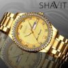 Gold Men's Watch Classic Stainless Steel Quartz Analog Business Wristwatch Gift - Image 5