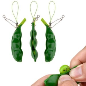 1 Pack Hot Beans  Beans Kids Toy Pendant Anti-Stress Ball Squeeze