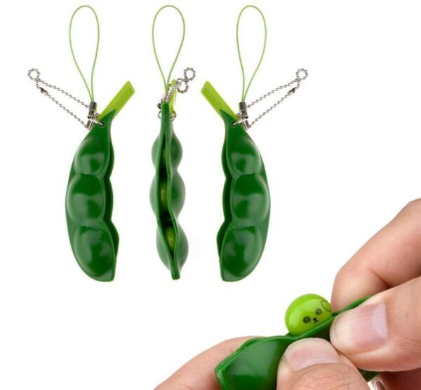 1 Pack Hot Beans  Beans Kids Toy Pendant Anti-Stress Ball Squeeze