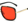 Flat Top Hot Square Sunglasses Men Women Luxury Brand Design - Image 6