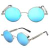 Austin Powers Vintage Round Metal Frame Sunglasses - Image 4