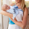 Swaddling cloth with cotton bow - Image 2