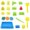 22PCs Kids Beach Toys Set Molds Tools Sandbox Toys On Summer Beach Holiday - Image 5