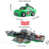 Collapsible Double Form Military Base Turck Toys Car With Ejection Function - Image 2