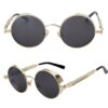 Austin Powers Vintage Round Metal Frame Sunglasses - Image 5