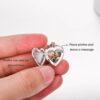 Sterling Silver Heart Locket Necklace Forever in My Heart - Image 7
