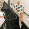 Leisure Color Flower Woolen Suit - Image 3