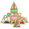 Wooden Rainbow Stacking Blocks Creative Colorful Learning And Educational Construction Building Toys - Image 7