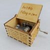 Antique Carved Wooden Hand Crank Music Box - Image 7