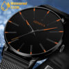 Luxury Men's Quartz Watch Stainless Steel Analog Ultra Thin Waterproof Business - Image 5
