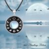 Moon Phase Necklace Moonstone Pendant S925 Sterling Silver - Image 8
