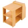 3 Tier Modern Bookshelf Storage Rack Sofa Side Table For Living Room Home Office Furniture - Image 8