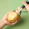 2 In 1 Vegetable Fruit Potato Peeler Upgrade Sharp Parer Slicer Julienne Cutter - Image 3