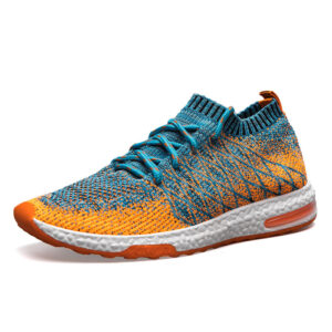 Flying woven mesh sports shoes breathable