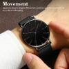 Luxury Men's Quartz Watch Stainless Steel Analog Ultra Thin Waterproof Business - Image 10