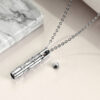 Hummingbird Cremation Jewelry Urn Necklace - Image 4