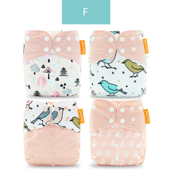 Baby Four-piece Washable Cloth Diapers