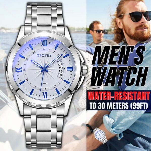 Luxury Waterproof Classic Men’s Watch Stainless Steel