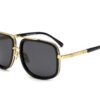 Flat Top Hot Square Sunglasses Men Women Luxury Brand Design - Image 2