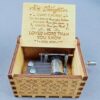 Antique Carved Wooden Hand Crank Music Box - Image 10