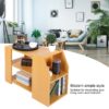 3 Tier Modern Bookshelf Storage Rack Sofa Side Table For Living Room Home Office Furniture - Image 3