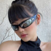 Millennium Style Sports Cycling Glasses With A Sense Of Future Technology Sunglasses - Image 4