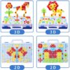 237 Pieces Creative Toy Drill Puzzle Set, STEM Learning Educational Toys - Image 3