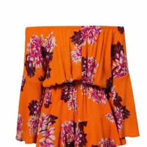 American fashion trend style word print jumpsuit