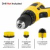 Drill Brush Set Power Scrubber Brushes for Car Wash Cleaning Carpet Tile Grout - Image 4