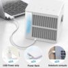 3 In 1 Portable Air Conditioners, Evaporative Air Cooler With USB Charging - Image 3