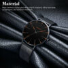 Luxury Men's Quartz Watch Stainless Steel Analog Ultra Thin Waterproof Business - Image 7
