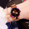 Rose Gold Women Watches Fashion Diamond Ladies Starry - Image 4