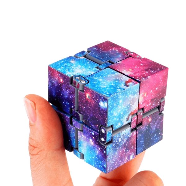 Magic Infinity Cube Stress Fidget Sensory Toys Autism Anxiety Relief Kids