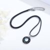 Moon Phase Necklace Moonstone Pendant S925 Sterling Silver - Image 4