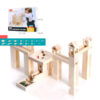 Wooden Rainbow Stacking Blocks Creative Colorful Learning And Educational Construction Building Toys - Image 4