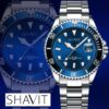 Fashion Men Watch Stainless Steel Analog Quartz Classic Male Wristwatch, Blue - Image 3