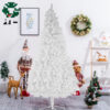 White Artificial Snow Flocked Christmas Tree - Image 8