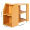 3 Tier Modern Bookshelf Storage Rack Sofa Side Table For Living Room Home Office Furniture - Image 4