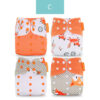 Baby Four-piece Washable Cloth Diapers - Image 3