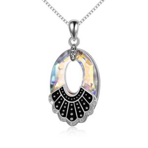 Sterling Silver RBG Collar Mermorial Necklace Gifts