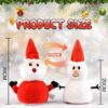 Santa Plush Snowman Plush Toy Reversible Christmas Santa Claus Double - Image 5